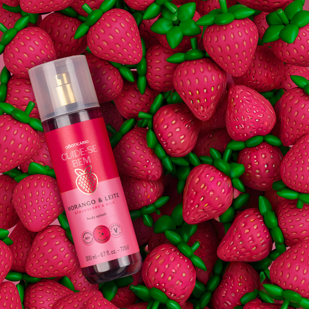 body splash cuide se bem-fragola e latte
