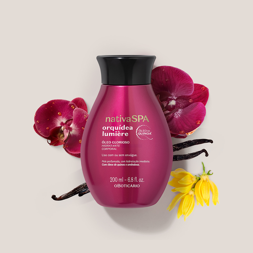 Olio glorioso corpo idratante Lumiere orchid