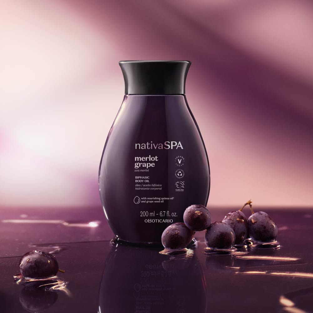 Olio glorioso corpo idratante merlot grape